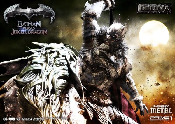 Batman VS Joker Dragon (Deluxe Version) Statue (Dark Nights Metal) - Prime 1 Studio 1:3 Scale Ultimate Museum Masterline