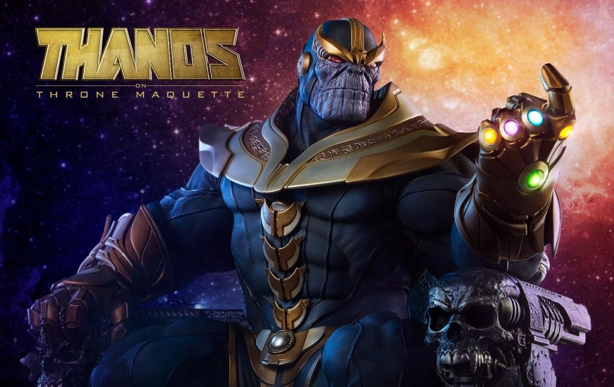 Thanos On Throne Maquette Marvel Comics / Infinity War - Sideshow