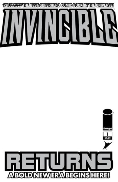 INVINCIBLE RETURNS FACSIMILE EDITION #1 CVR D BLANK SKETCH VAR