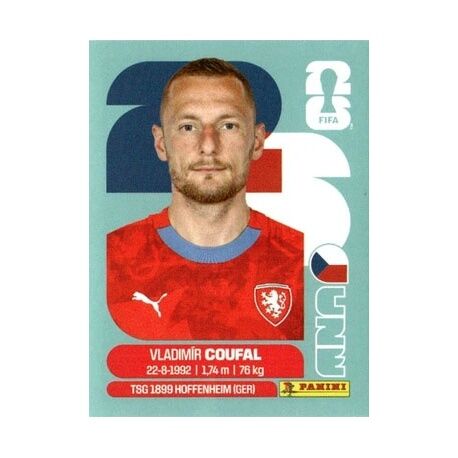 PANINI FIFA WORLD CUP 2026 CZE 5 VLADIMIR COUFAL STICKER