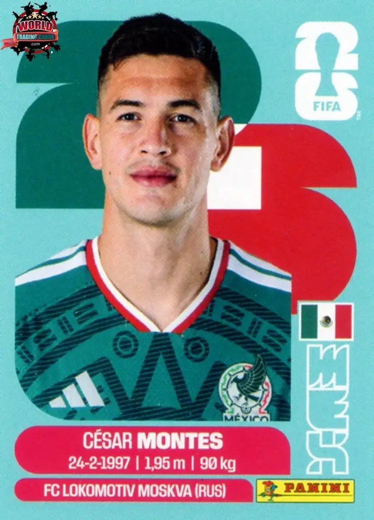 PANINI FIFA WORLD CUP 2026 MEX 5 CESAR MONTES STICKER