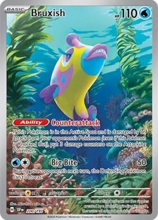 Bruxish - 200/191 - Illustration Rare Scarlet & Violet: Surging Sparks Singles