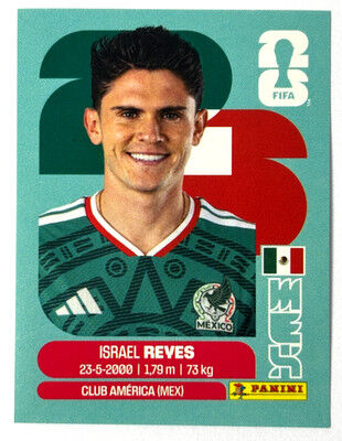 PANINI FIFA WORLD CUP 2026 MEX 7 ISRAEL REYES STICKER