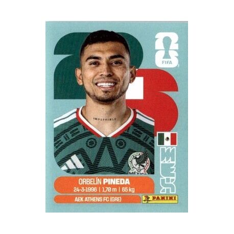 PANINI FIFA WORLD CUP 2026 MEX 11 ORBELIN PINEDA STICKER