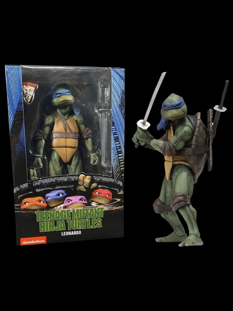 TMNT 1990 Leonardo 7 Inch Action Figure Teenage Mutant Ninja Turtles