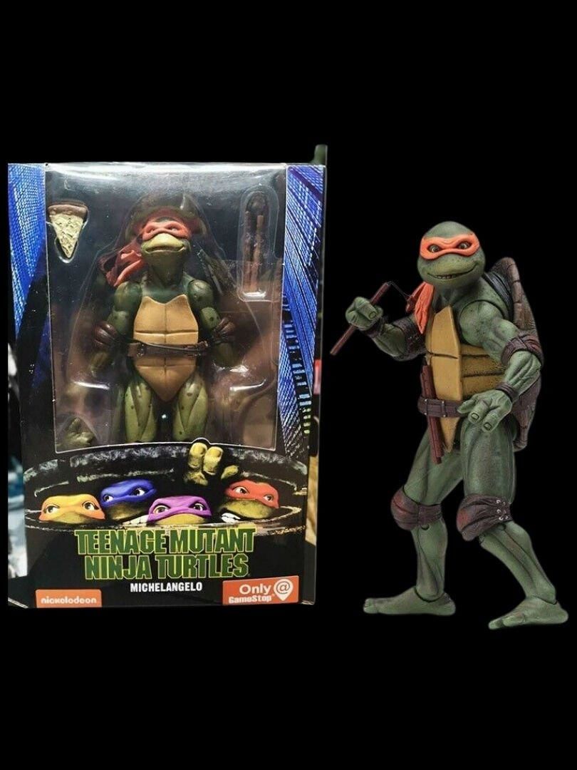 TMNT 1990 Michelangelo 7 Inch Action Figure Teenage Mutant Ninja Turtles