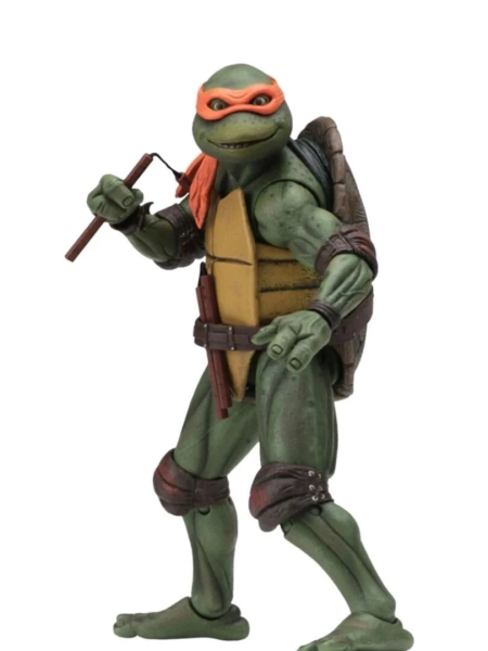 TMNT 1990 Michelangelo 7 Inch Action Figure Teenage Mutant Ninja Turtles
