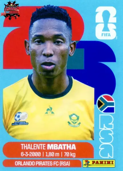 PANINI FIFA WORLD CUP 2026 RSA 12 THALENTE MBATHA STICKER