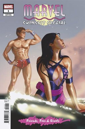 MARVEL SWIMSUIT SPECIAL: FRIENDS, FOES & RIVALS #1 TAURIN CLARKE VARIANT