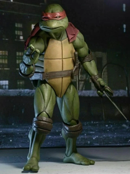 TMNT 1990 Raphael 7 Inch Action Figure Teenage Mutant Ninja Turtles