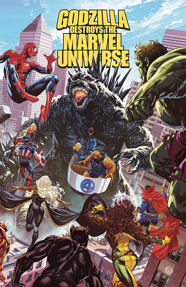 GODZILLA DESTROYS THE MARVEL UNIVERSE TP