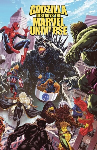 GODZILLA DESTROYS THE MARVEL UNIVERSE TP
