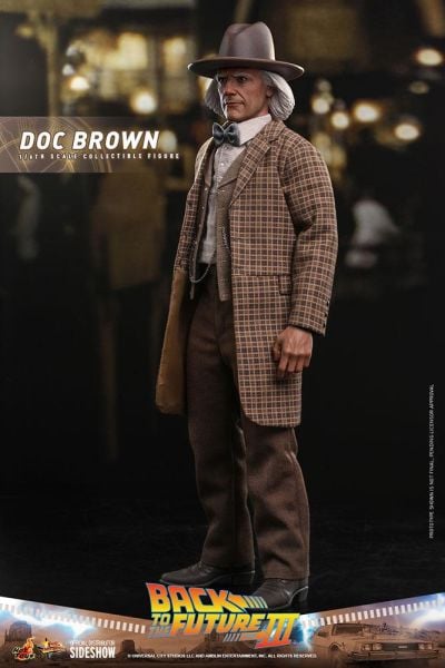 Marty McFly & Doc Brown BTTF III Sixth Scale Figure Set Back To The Future 3 / BTTF Movie Masterpiece Series MMS 616 & 617