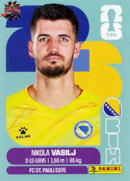PANINI FIFA WORLD CUP 2026 BIH 2 NIKOLA VASILJ STICKER