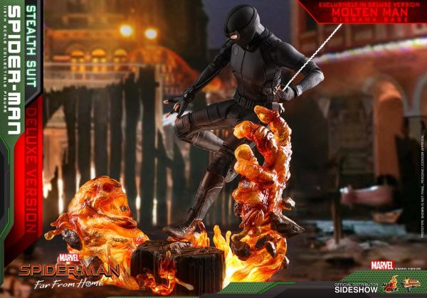 Spider-Man (Stealth Suit) Deluxe Version Sixth Scale Figure Marvel Comics / Spider-Man : Far From Home Movie Masterpiece Series 541