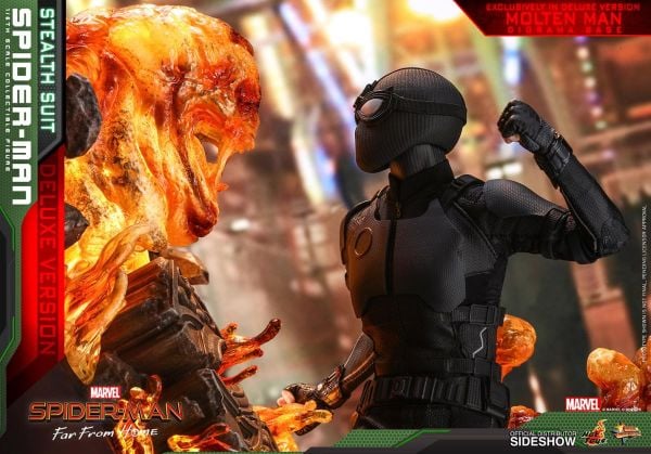 Spider-Man (Stealth Suit) Deluxe Version Sixth Scale Figure Marvel Comics / Spider-Man : Far From Home Movie Masterpiece Series 541