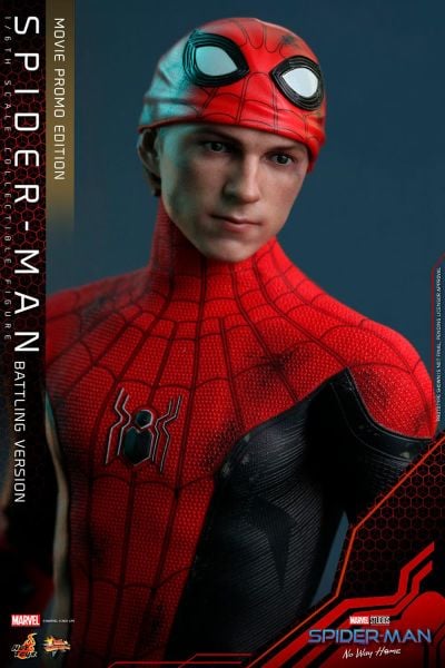 Spider-Man (Battling Version) Movie Promo Edition Sixth Scale Figure Marvel Comics / Spider-Man: No Way Home Movie Masterpiece Series MMS 625 - Hot Toys