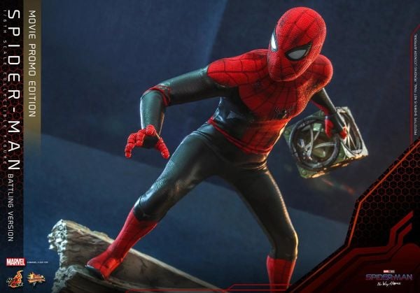 Spider-Man (Battling Version) Movie Promo Edition Sixth Scale Figure Marvel Comics / Spider-Man: No Way Home Movie Masterpiece Series MMS 625 - Hot Toys