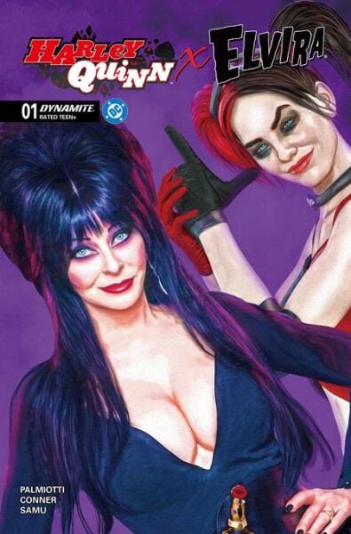 HARLEY QUINN X ELVIRA #1 CVR E MARK SPEARS VAR