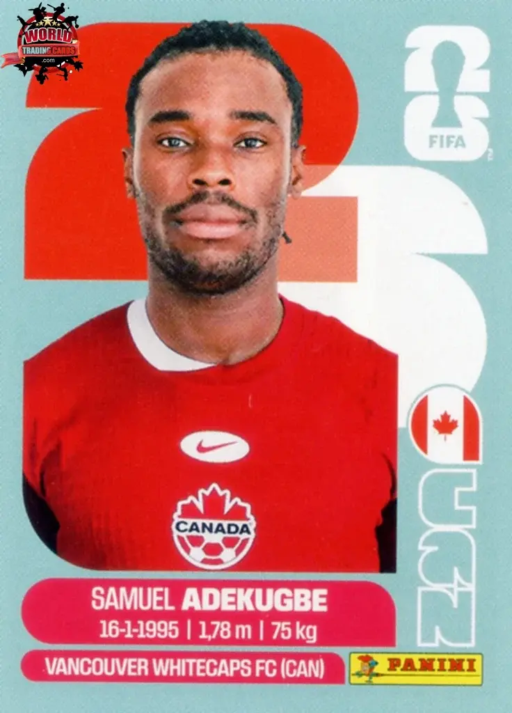 PANINI FIFA WORLD CUP 2026 CAN 5 SAMUEL ADEKUGBE STICKER