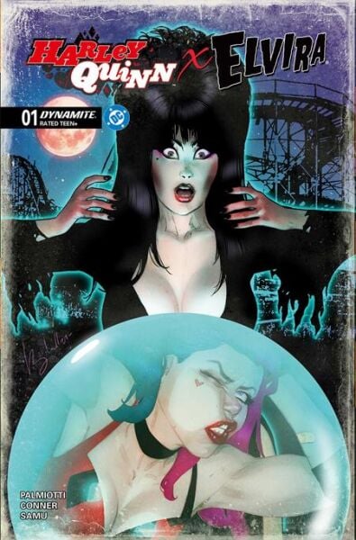HARLEY QUINN X ELVIRA #1 CVR E MARK SPEARS VAR