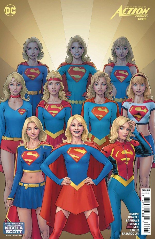 Action Comics #1069 Cover D Nicola Scott Artist Spotlight Card Stock Variant