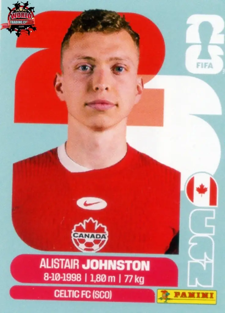PANINI FIFA WORLD CUP 2026 CAN 4 ALISTAIR JOHNSTON DAVID STICKER