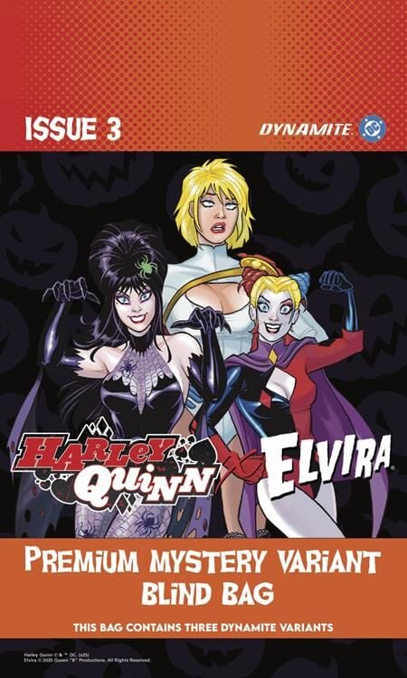 HARLEY QUINN X ELVIRA #3 CVR N PREMIUM BLIND BAG VAR Limited to 1981 Copies
