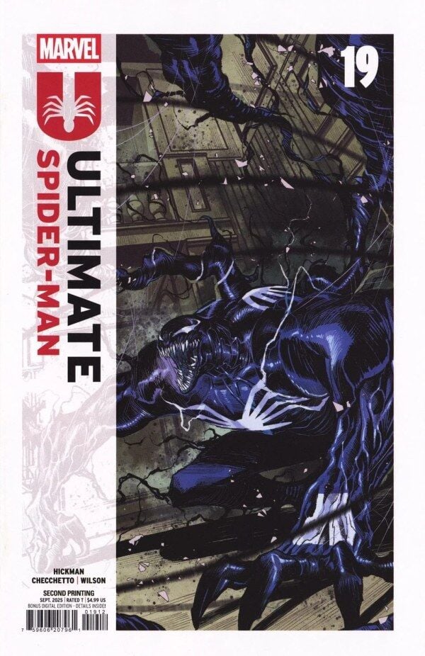 ULTIMATE SPIDER-MAN #19 SECOND PRINTING MARCO CHECCHETTO VARIANT