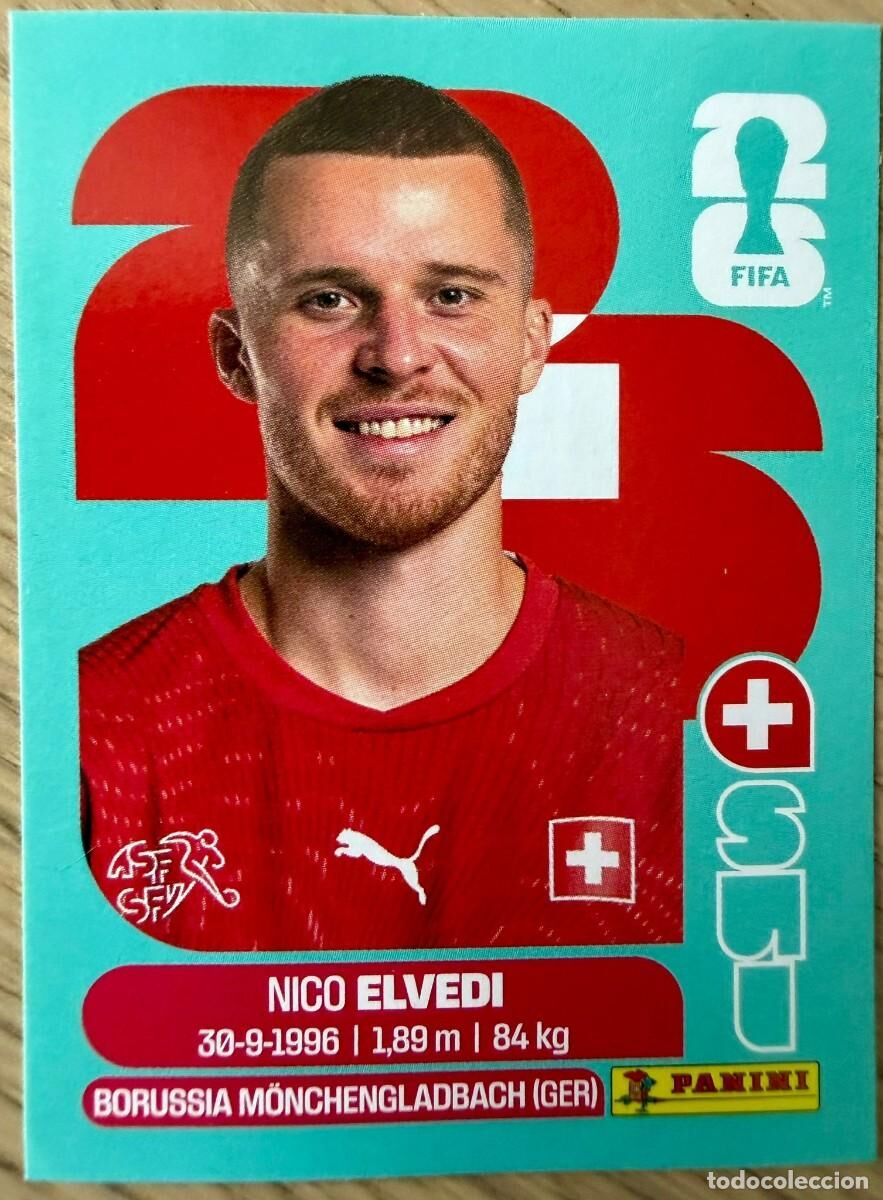 PANINI FIFA WORLD CUP 2026 SUI 6 NICO ELVEDI STICKER