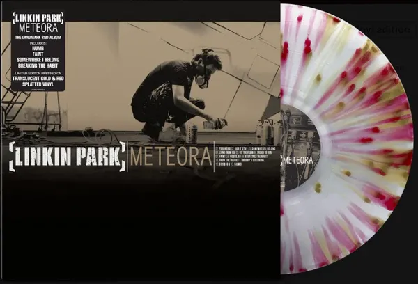 Linkin Park - Meteora (Limited Transculent Gold & Red Splatter Edition)