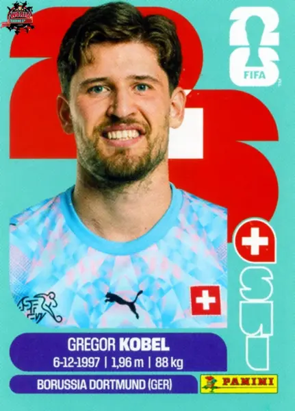 PANINI FIFA WORLD CUP 2026 SUI 2 GREGOR KOBEL STICKER
