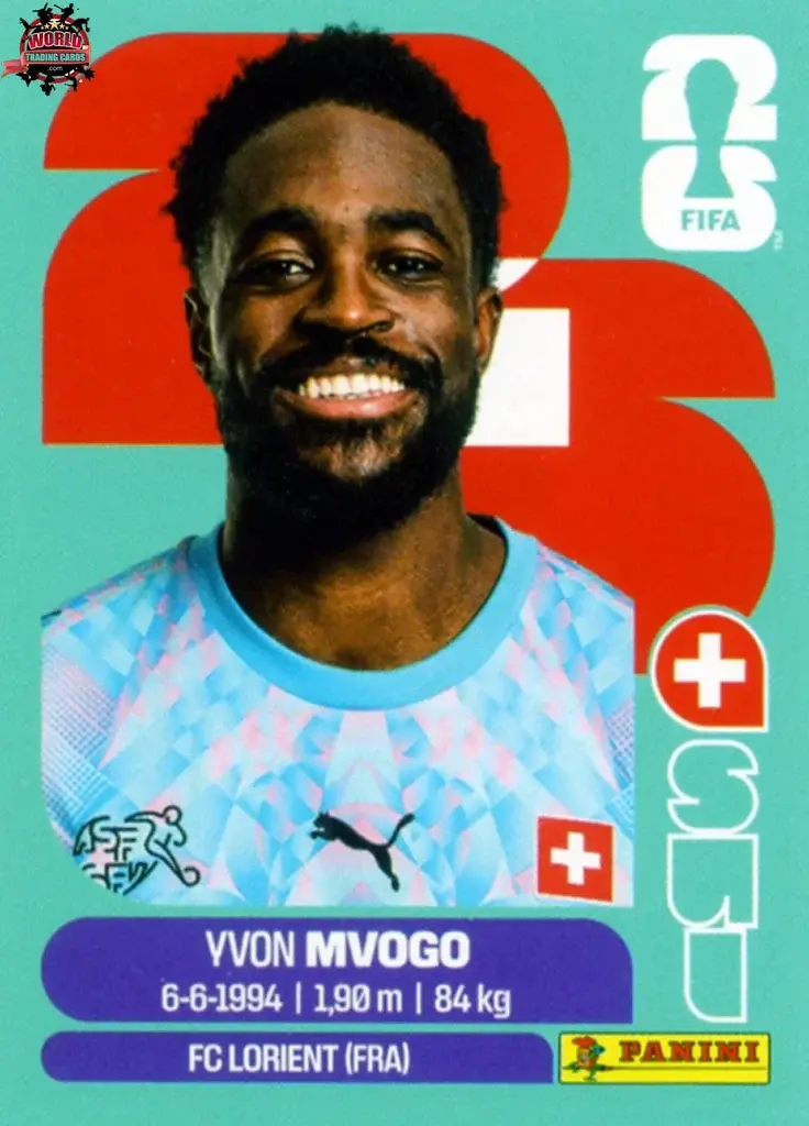 PANINI FIFA WORLD CUP 2026 SUI 3 YVON MVOGO STICKER
