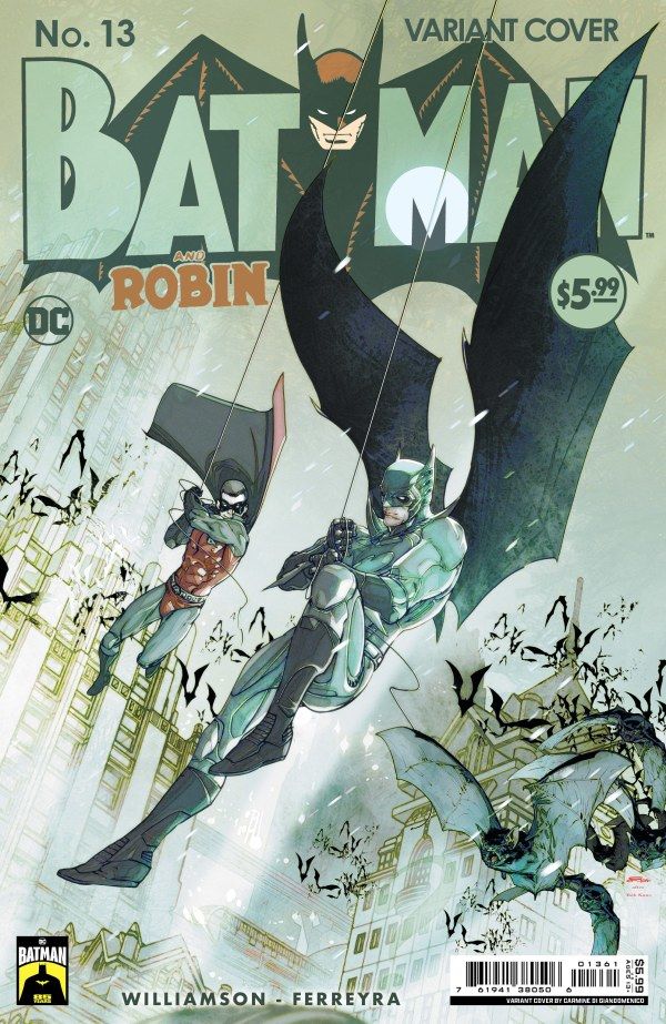 Batman and Robin #13 Cover D Carmine Di Giandomenico Batman 85th Anniversary Card Stock Variant
