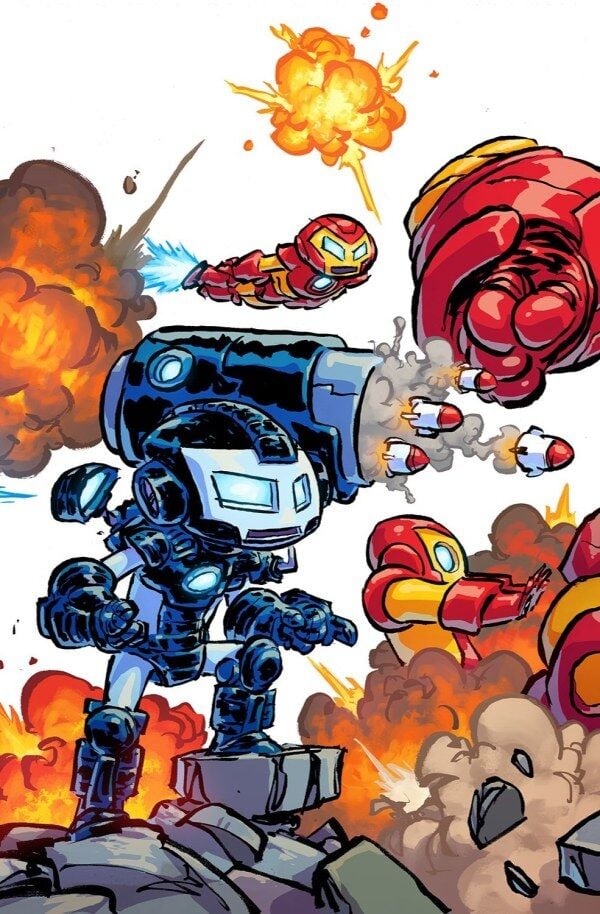 IRON MAN #2 - SKOTTIE YOUNG CONNECTING VARIANT - PRE-ORDER