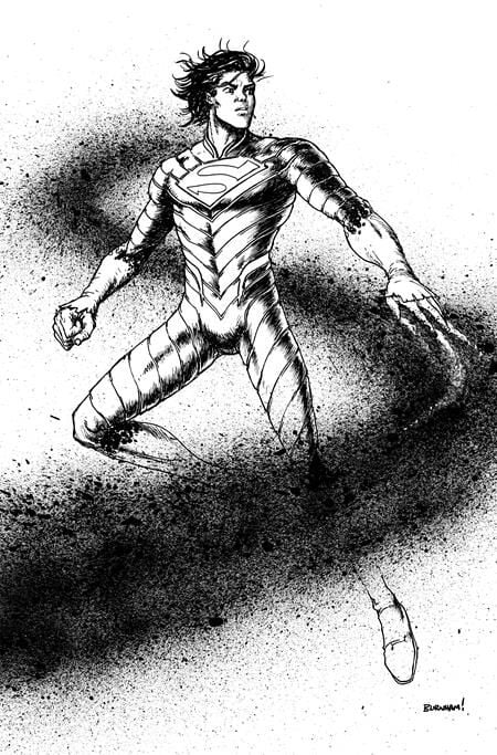 ABSOLUTE SUPERMAN #18 CVR D CHRIS BURNHAM CARD STOCK VAR- PRE-ORDER