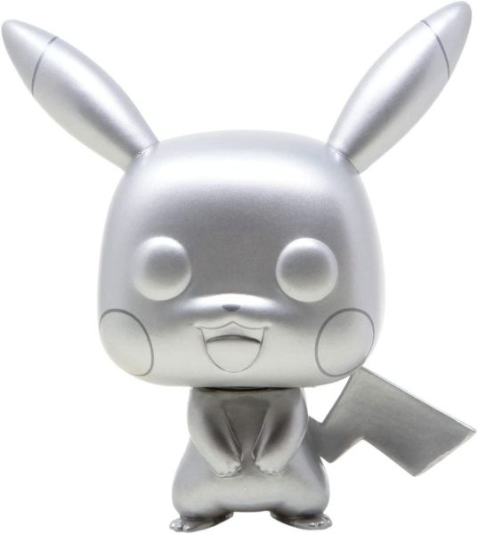 Funko POP Pokemon : Silver Pikachu Special Edition