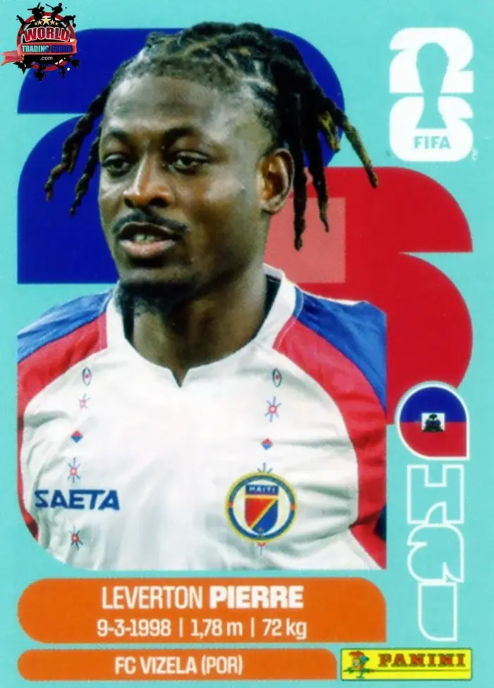 PANINI FIFA WORLD CUP 2026 HAI 10 LEVERTON PIERRE STICKER