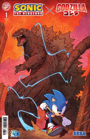Sonic the Hedgehog x Godzilla #1 Cover A (Lawrence) - PRE ORDER