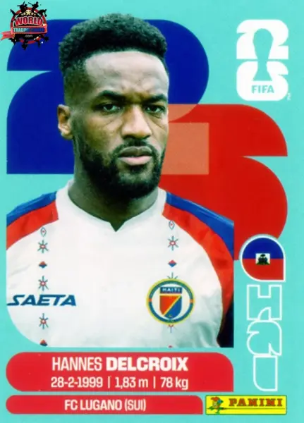 PANINI FIFA WORLD CUP 2026 HAI 9 HANNES DELCROIX STICKER