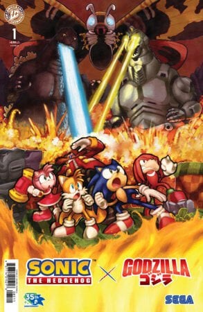 Sonic the Hedgehog x Godzilla #1 Variant B (Fonseca) - PRE ORDER