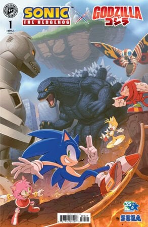 Sonic the Hedgehog x Godzilla #1 Variant C (Kim) - PRE ORDER