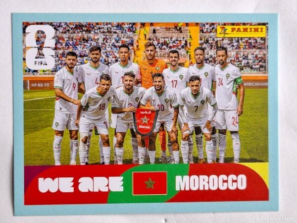 PANINI FIFA WORLD CUP 2026 MAR 13 WE ARE MOROCCO STICKER