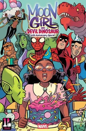 MOON GIRL & DEVIL DINOSAUR 10TH ANNIVERSARY SPECIAL #1 NATACHA BUSTOS VARIANT