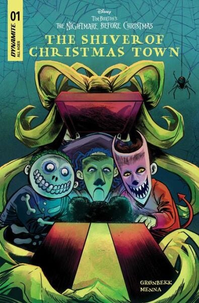TIM BURTONS THE NIGHTMARE BEFORE CHRISTMAS THE SHIVER OF CHRISTMAS TOWN #1 CVR B SOO LEE VAR