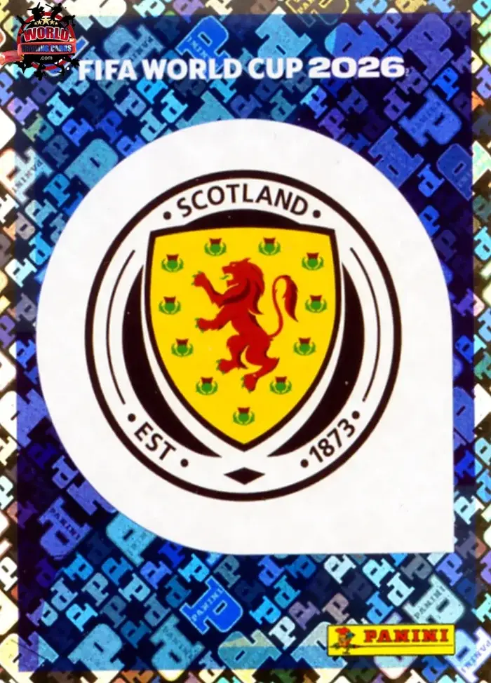 PANINI FIFA WORLD CUP 2026 SCO 1 SCOTLAND TEAM LOGO STICKER