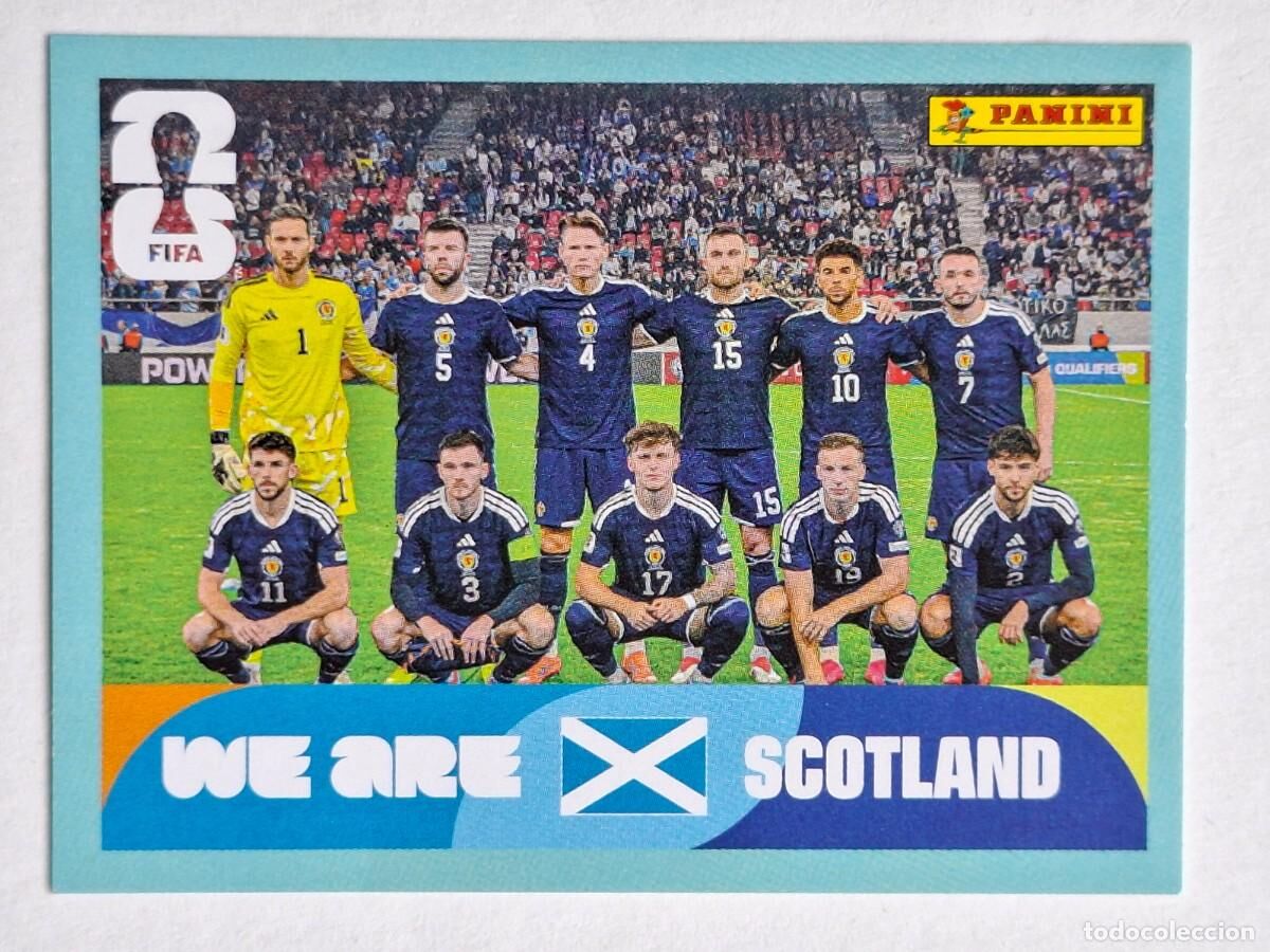 PANINI FIFA WORLD CUP 2026 SCO 13 WER ARE SCOTLAND STICKER