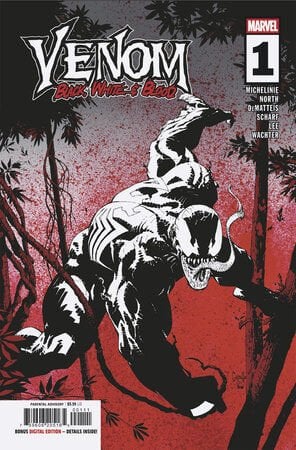 VENOM: BLACK, WHITE & BLOOD #1 GREG CAPULLO COVER