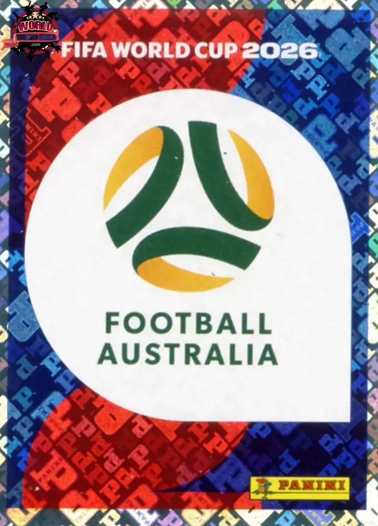 PANINI FIFA WORLD CUP 2026 AUS 1 AUSTRALIA TEAM LOGO STICKER