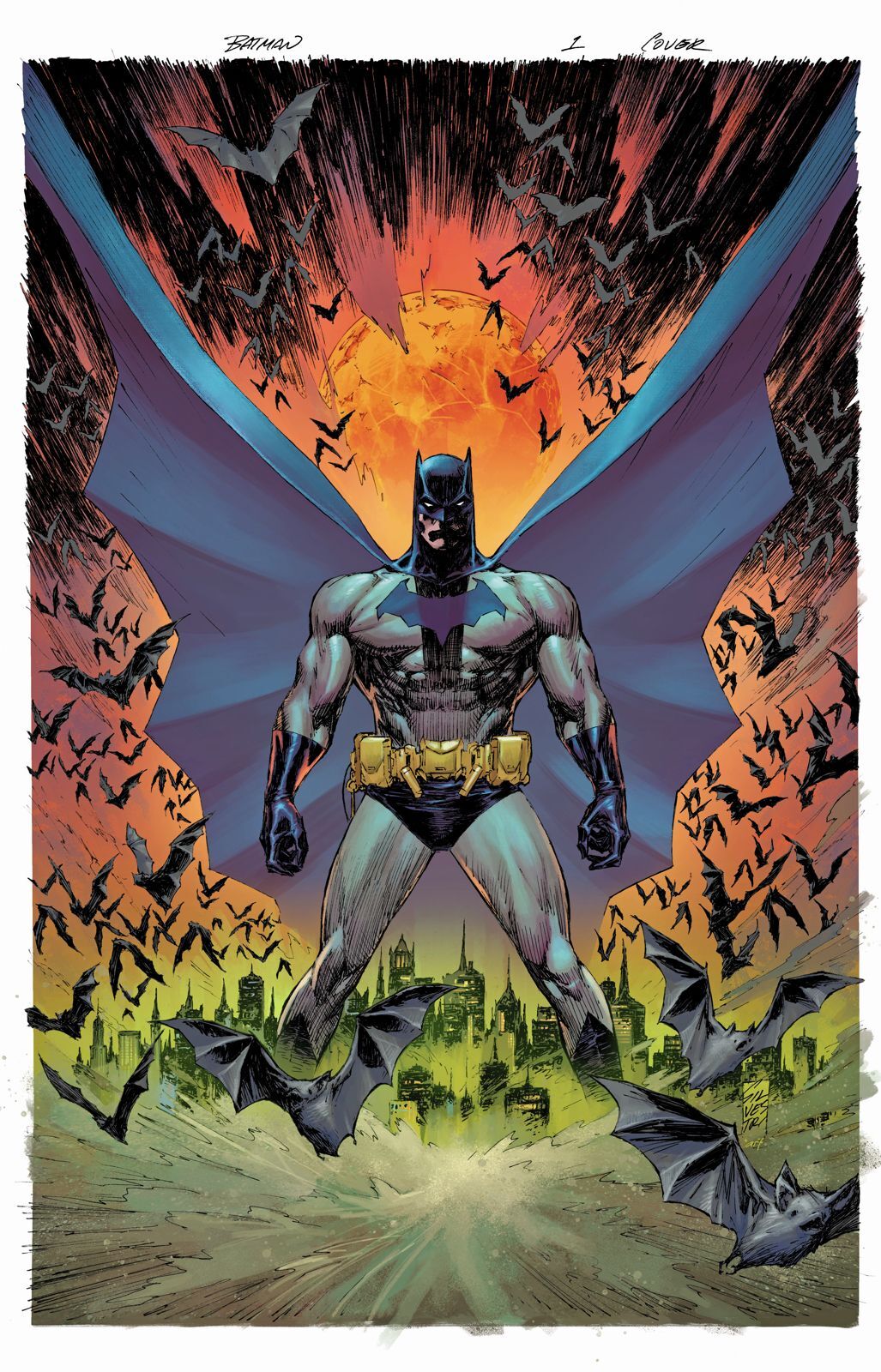 BATMAN #1 CVR C MARC SILVESTRI CARD STOCK VAR